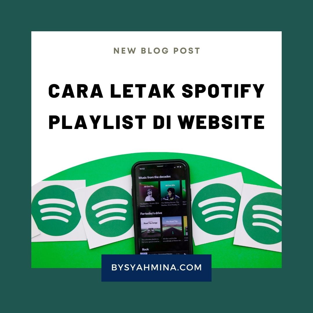 Cara Letak Spotify Playlist di Website