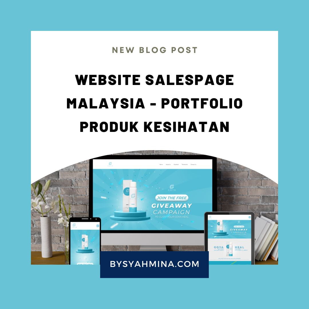 Website Salespage Malaysia – Portfolio Produk Kesihatan