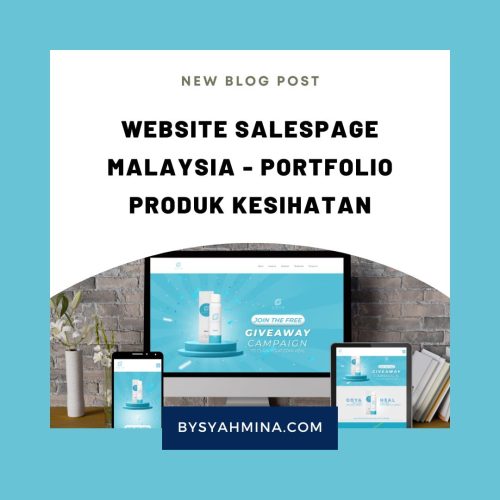 Website Salespage Malaysia - Portfolio Produk Kesihatan